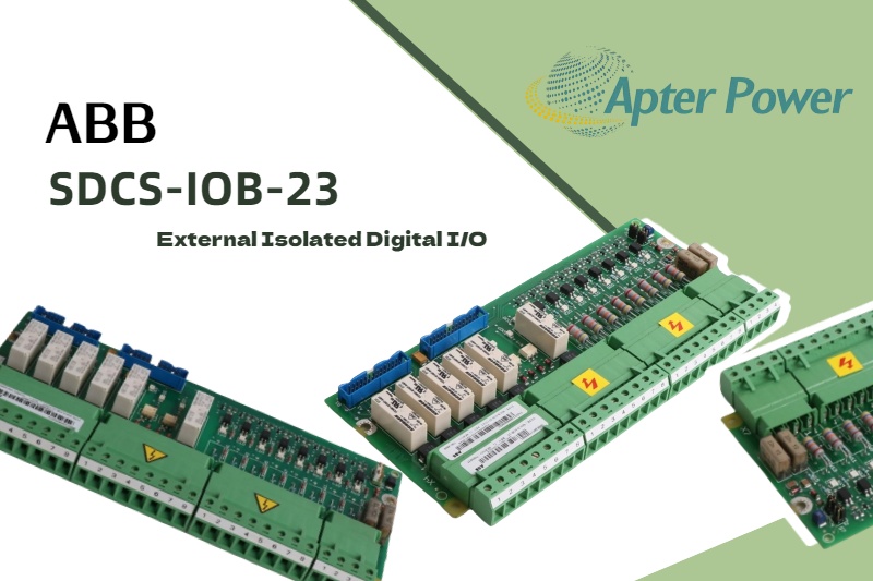 ABB SDCS-IOB-23: The Key to Robust Industrial I/O Solutions