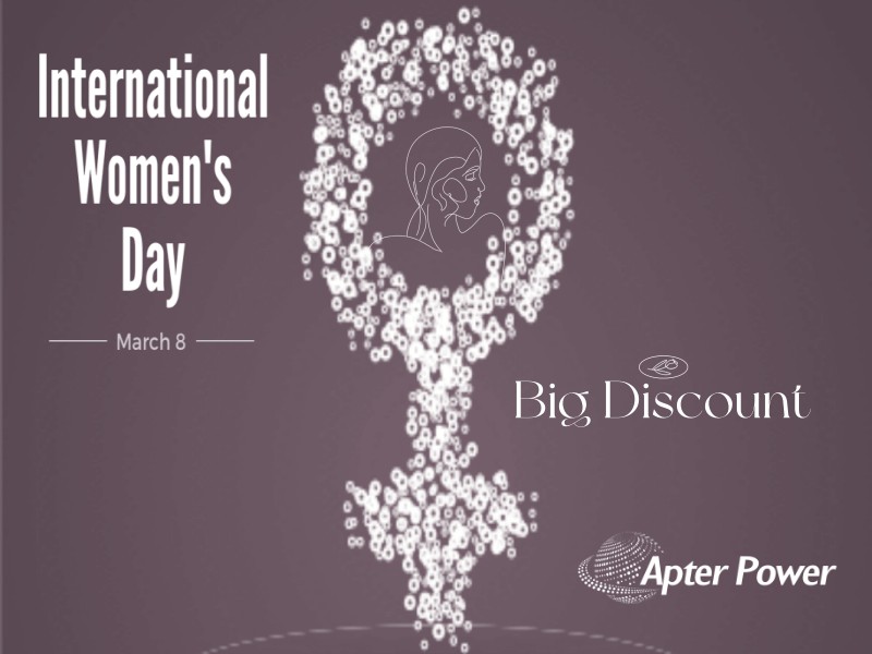 Special discount on Women's Day